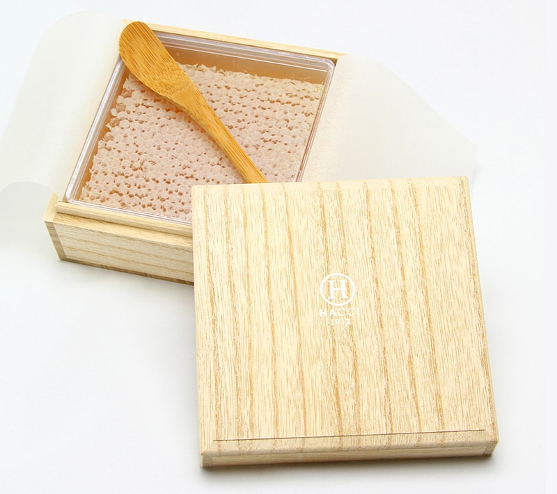 【日本直郵】花綺HACCI 老鋪蜂巢蜜 天然蜂蜜限量發售 送木匙 340g