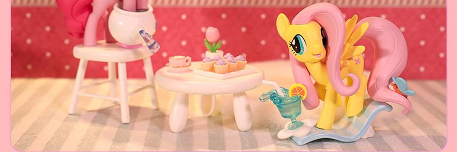 泡泡玛特pop mart 小马宝莉悠闲的午后时光系列盲盒手办 整盒含12个