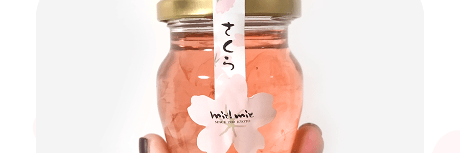 日本MIEL MIE 玫瑰樱花蜂蜜 季节限定 京都老字号 110g