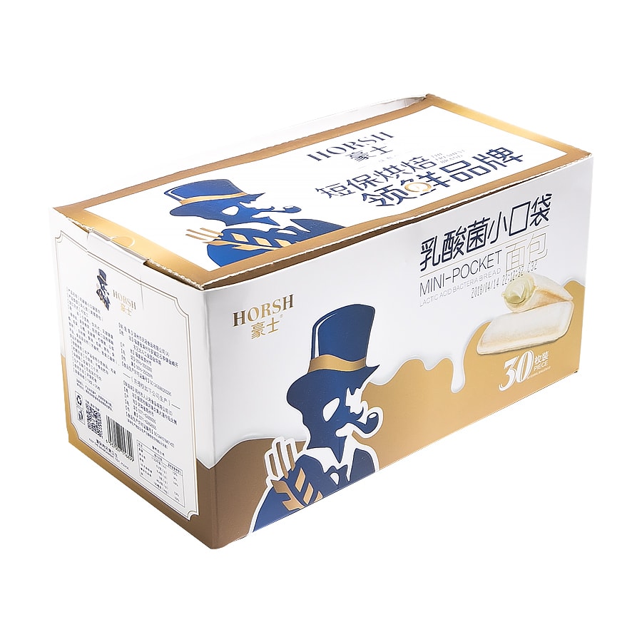 Mini-Pocket Lactic Acid Bacteria Bread 30pcs 570g(expired9/7)