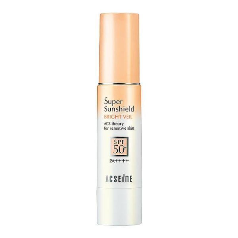 【日本直邮】ACSEINE雅倩美 敏感肌专用防晒润色隔离乳 SPF50/PA++++ 22g #02奶油米色