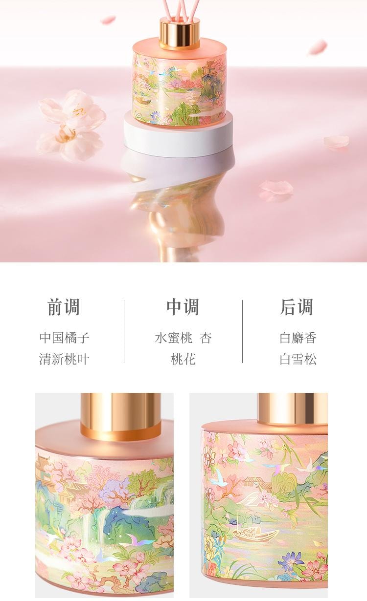 【中国直邮】 故宫淘宝 无火香薰礼盒 故宫文创  空山新雨  一盒装【无火香薰100ml 精美卡片+精美礼盒】