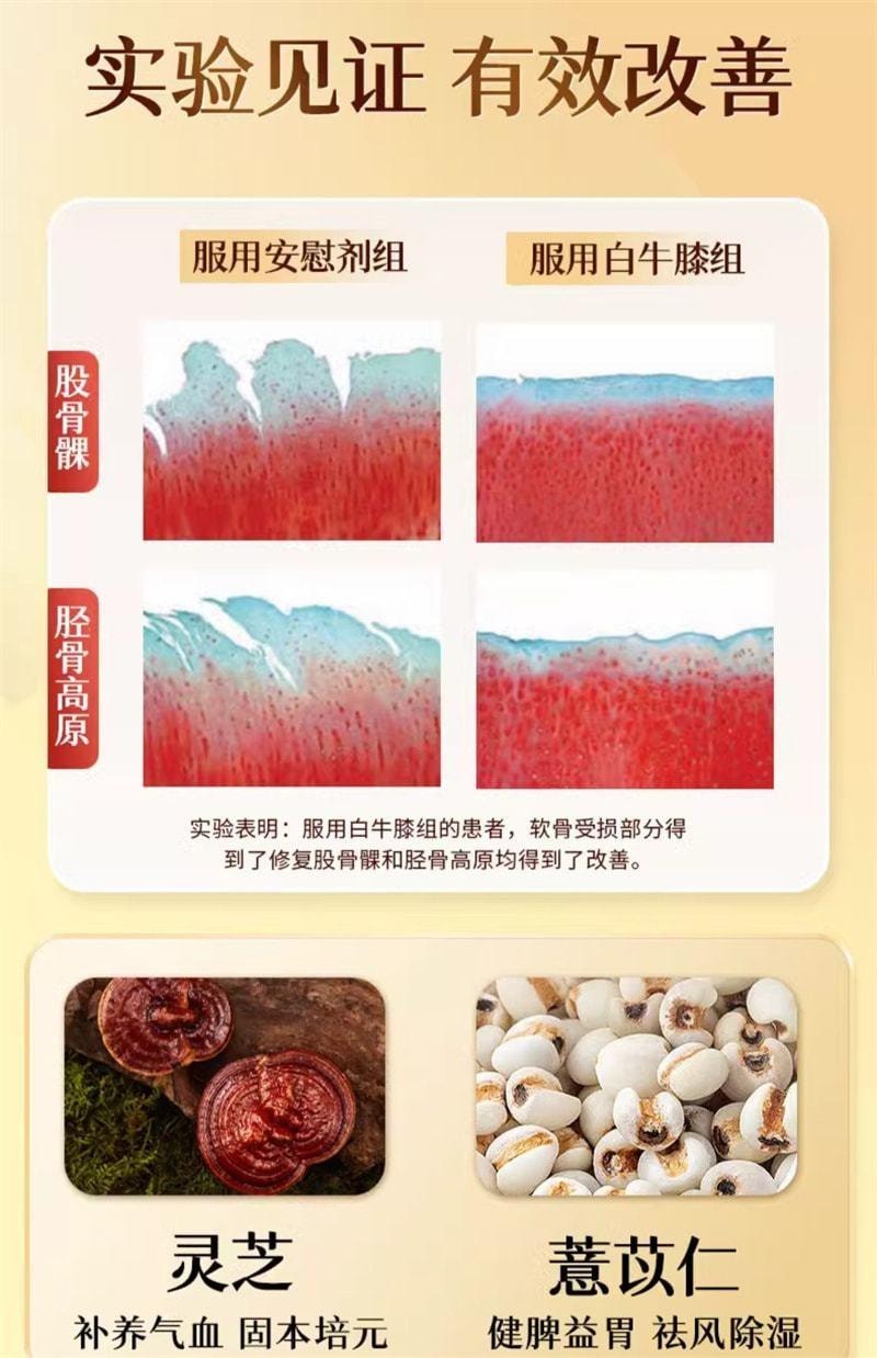 【中国直邮】 维特健灵 活关素 缓痛修护 强韧关节 非氨糖软骨素关节骨维力骨折氨基保健补品 60粒/瓶