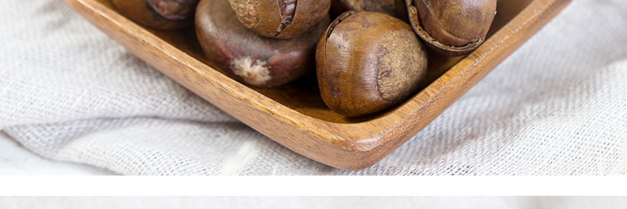 日本LA CHEETA 纯天然有机种植开口带壳甜板栗 4包入 240g USDA认证