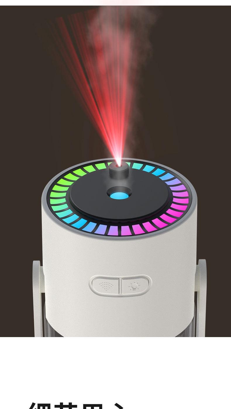 中國 LLD樂樂多 【光與霧的浪漫結合】可搖頭星空燈幻彩加濕器 粉紅色 1件