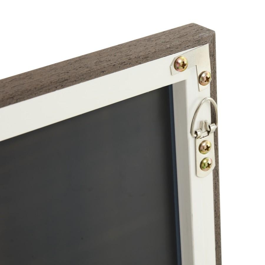 【美國直郵】 美國 hiorin 灰色實木框架全身鏡1 自然主義木工美學 超白玻無銅銀鏡