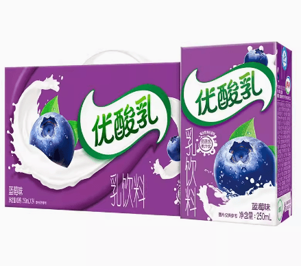 【全美直邮】伊利优酸乳蓝莓味250ml