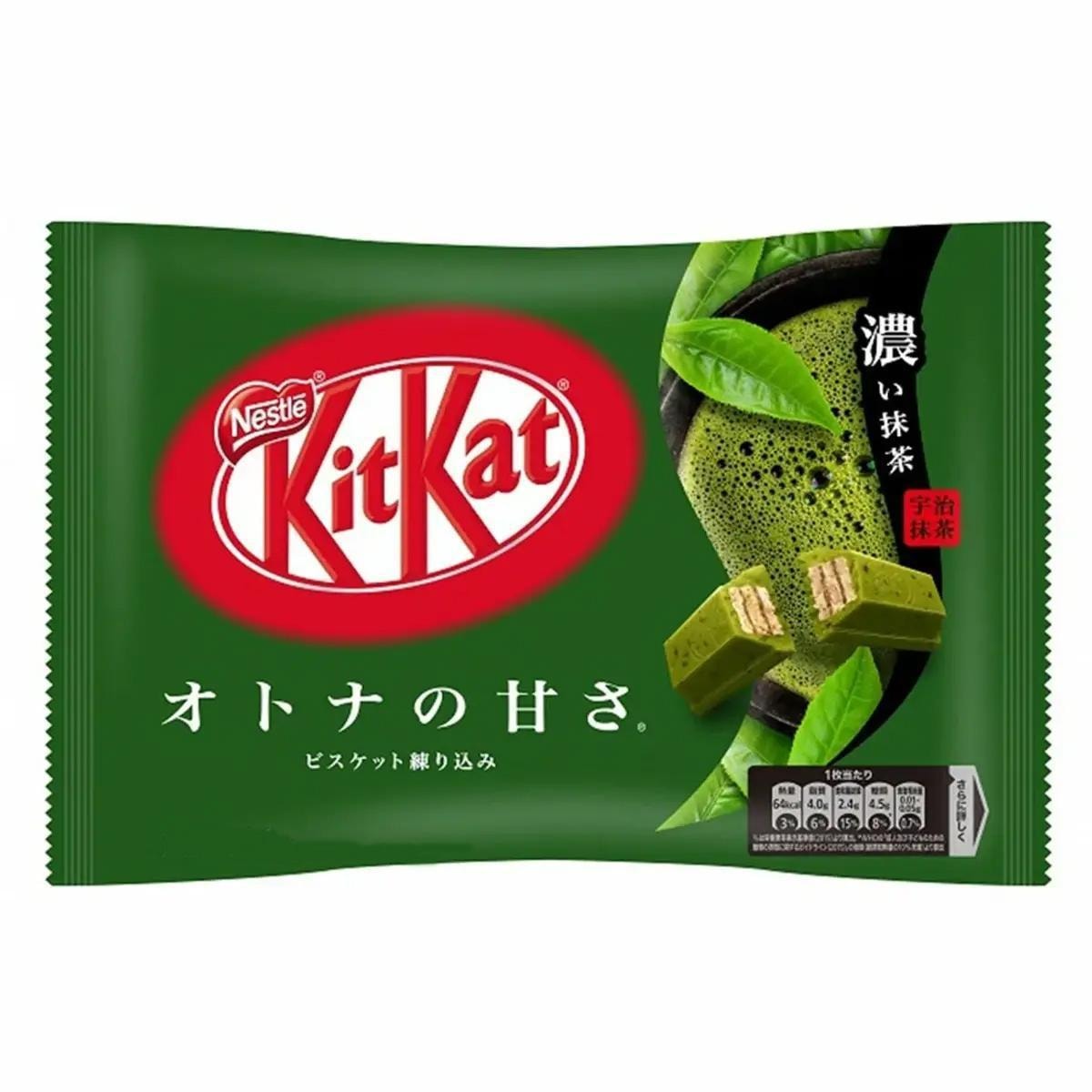 【日本直郵】日本NESTLE雀巢 KITKAT 夾心威化巧克力 抹茶口味 135g
