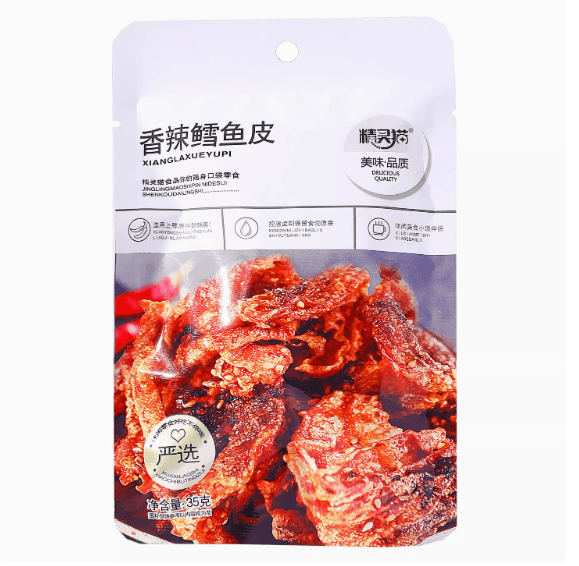 精灵猫 香辣鳕鱼皮 35g