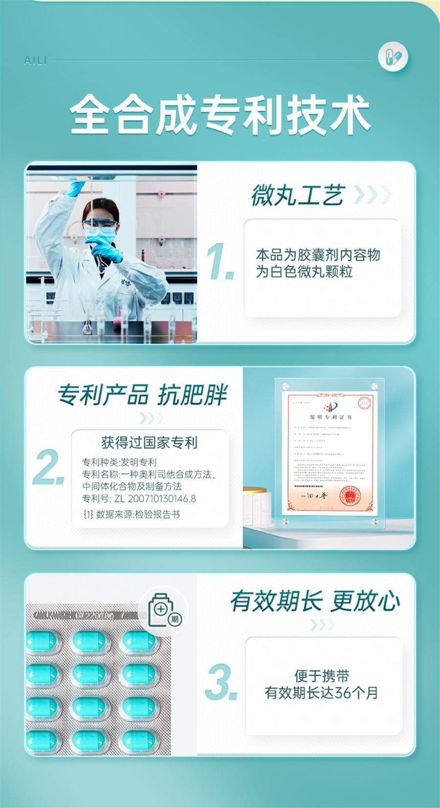 【中國直郵】 艾莉 膠囊 減肥排油燃脂瘦身腸胃男女專用21粒/盒