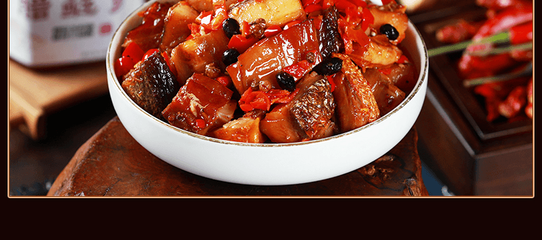La Lian Fish Chunks 280g*1 Bottle [Ready to Eat] Hunan Specialty Great as a Side Dish or for Mixing with Noodles
