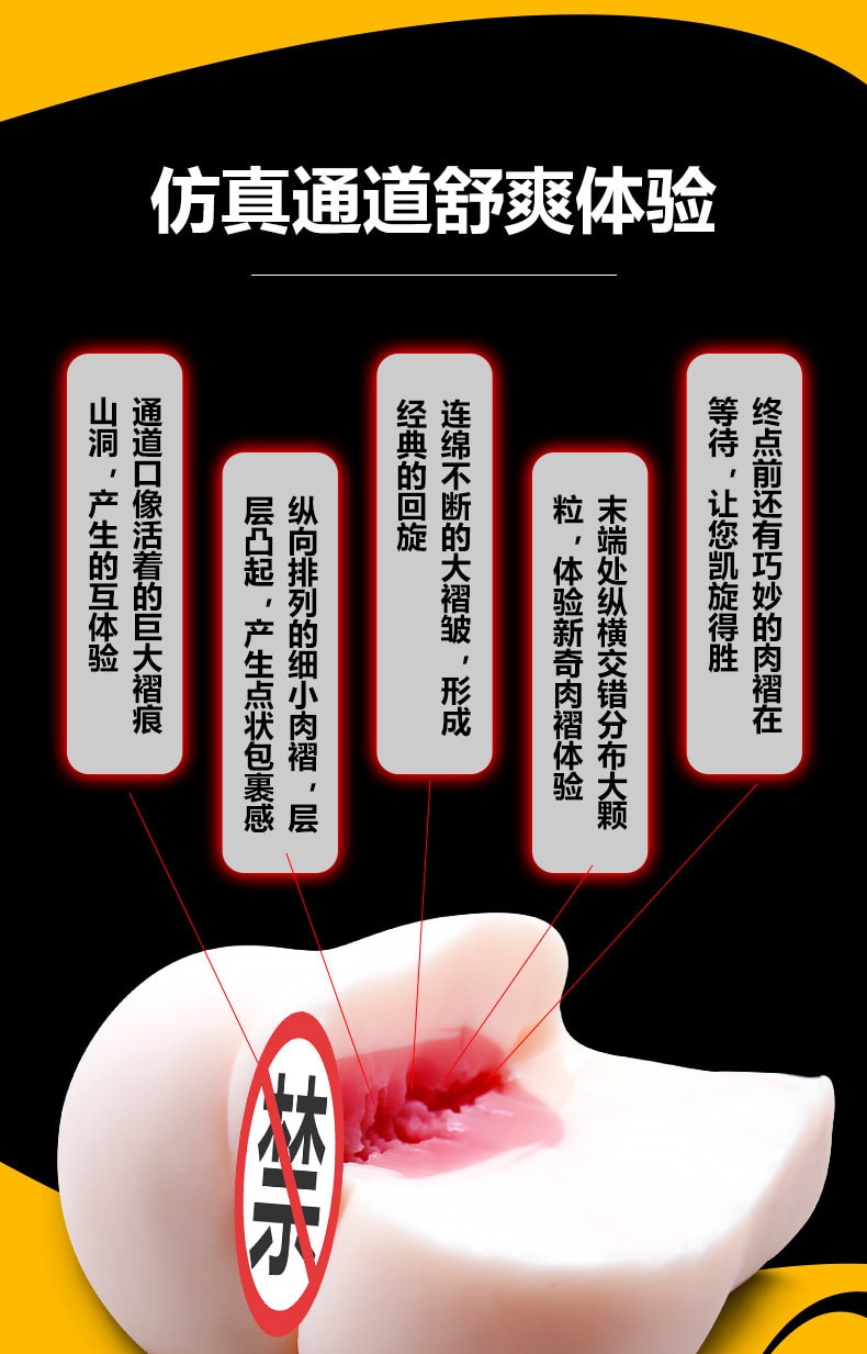 【中国直邮】NPG名器证明 极上生腰mini大屁股 真人阴臀倒模 男用自慰器 成人用品
