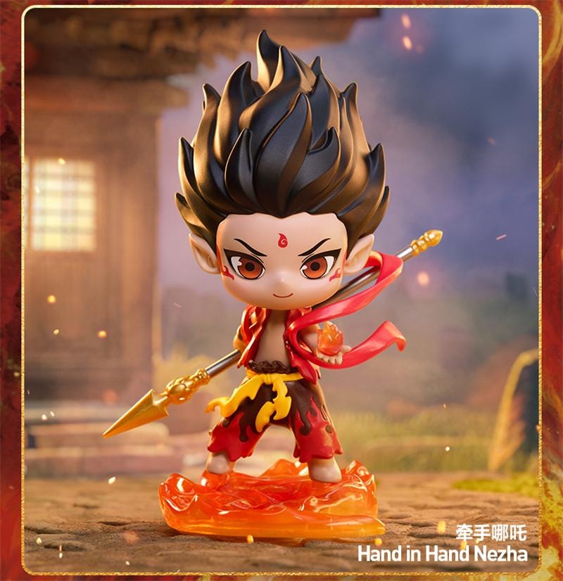 中国直邮】 POP MART 泡泡玛特POPMART泡泡玛特《哪吒之魔童闹海》天生 