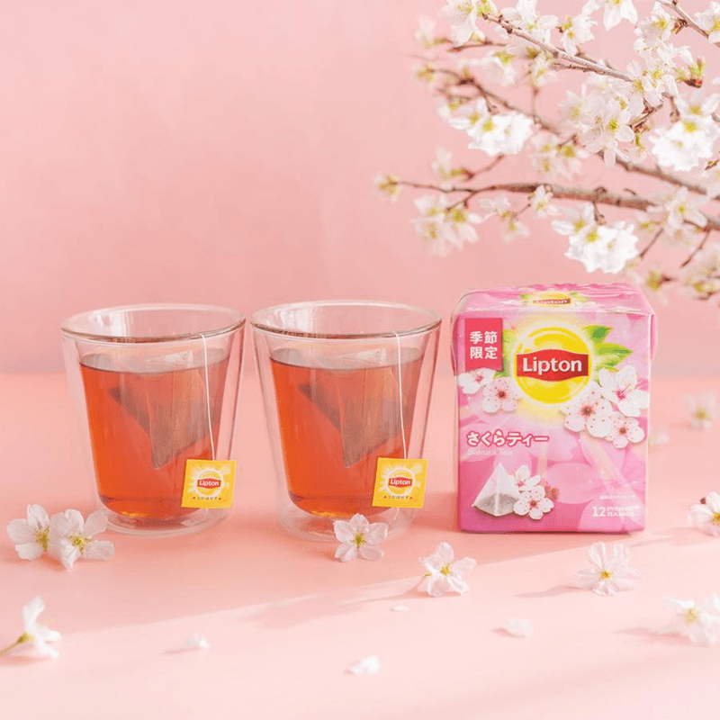 【日本直邮】Lipton立顿红茶 樱花茶 12包入