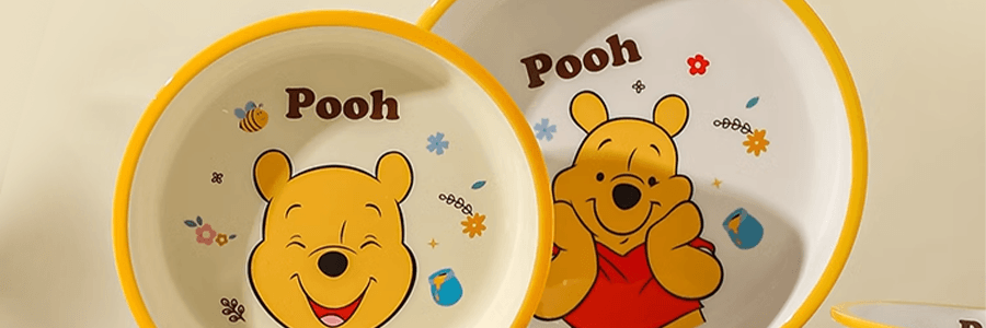 川島屋 迪士尼維尼熊系列餐具 蕾絲碗 陶瓷碗 6吋 1個