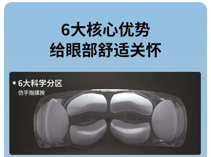 【中国直邮】 妙界 Y5pro眼部按摩器护眼仪眼睛穴位揉捏热敷眼罩缓解疲 1个