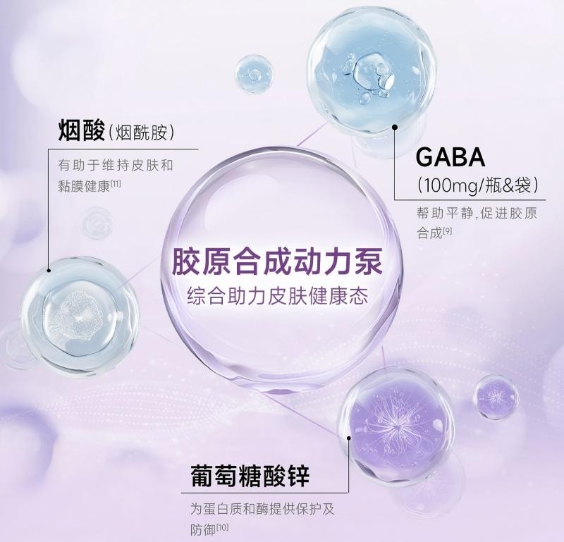 五个女博士 胶原蛋白肽维c饮2.0-小分子促进胶原吸收便携装30ml*3袋入