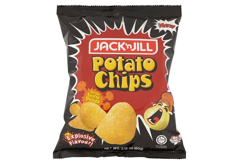 Jigs Potato Crisps Hot&amp;Spicy Flavour 60g