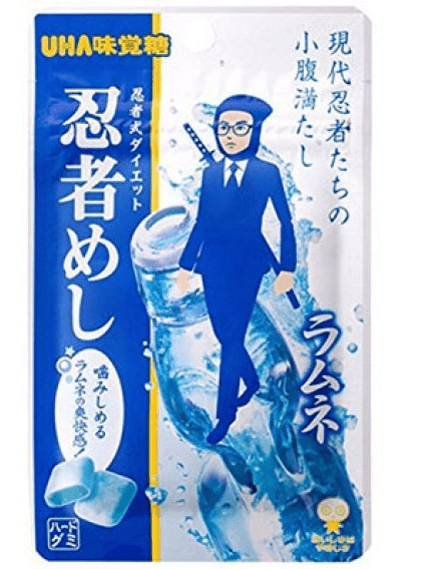 日本UHA悠哈 現代忍者低卡軟糖 蘇打汽水口味 20g