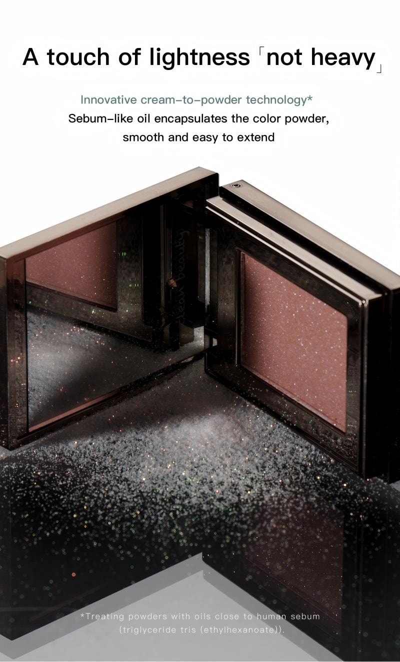 RC HARUKI Multi-Purpose Cream Powder 2g #CP302 Like a Lute Crystal Spark Smoky Eyeshadow & Highlighter