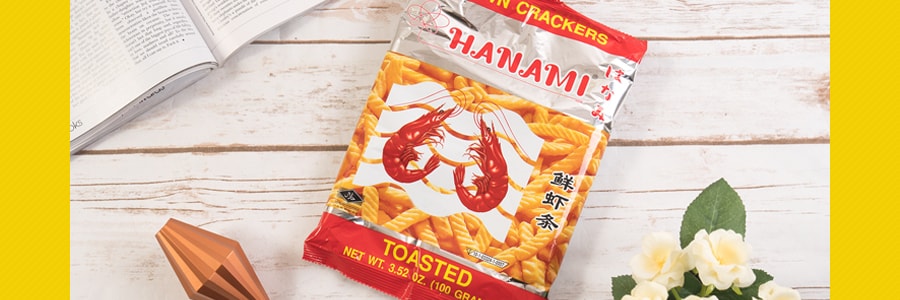 泰国HANAMI卡乐美 鲜虾条 原味 100g
