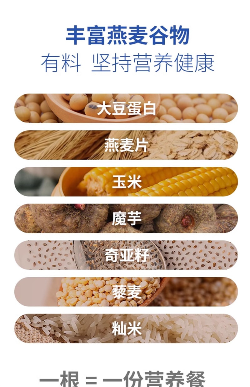 【中國直郵】控能 低脂代餐棒穀物燕麥酥180g壓縮餅乾飽腹健康
