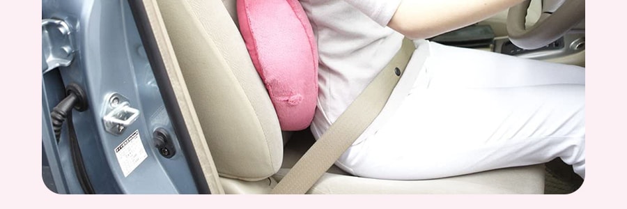 日本COGIT 矫正坐姿 美臀坐垫 #桃粉色 360度支撑骨盆 久坐不累 亲肤透气
