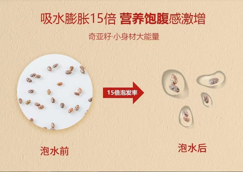 鸿恩本草 奇亚籽大粒坚果藕粉羹 免煮健康营养早餐 380克 口感清甜 “实粒”派 真材实料