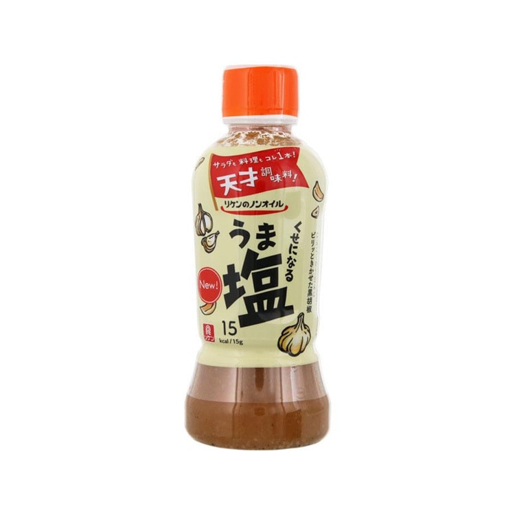 【日本直效郵件】理研 無油蒜香黑胡椒沙拉汁 380ml