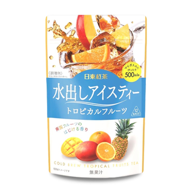 【日本直郵】日本日東紅茶 夏季限定發售 水果冰紅茶茶包 夏季冷飲 12包裝