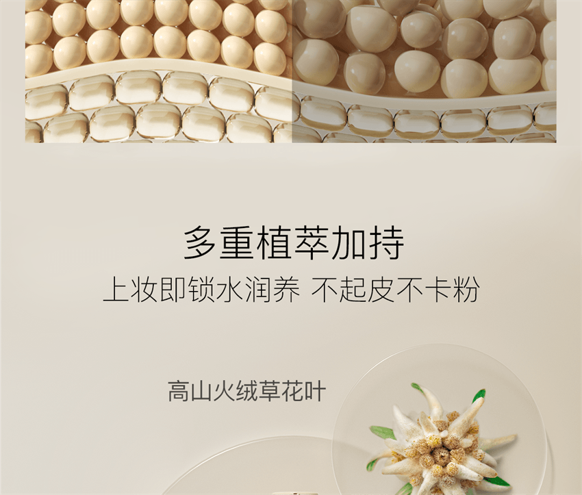【中國直郵】 柳絲木 5K高清粉底液 保濕遮瑕不脫妝乾混油皮bb霜 粉瓷白30g/瓶(適用乾皮-贈美妝蛋)