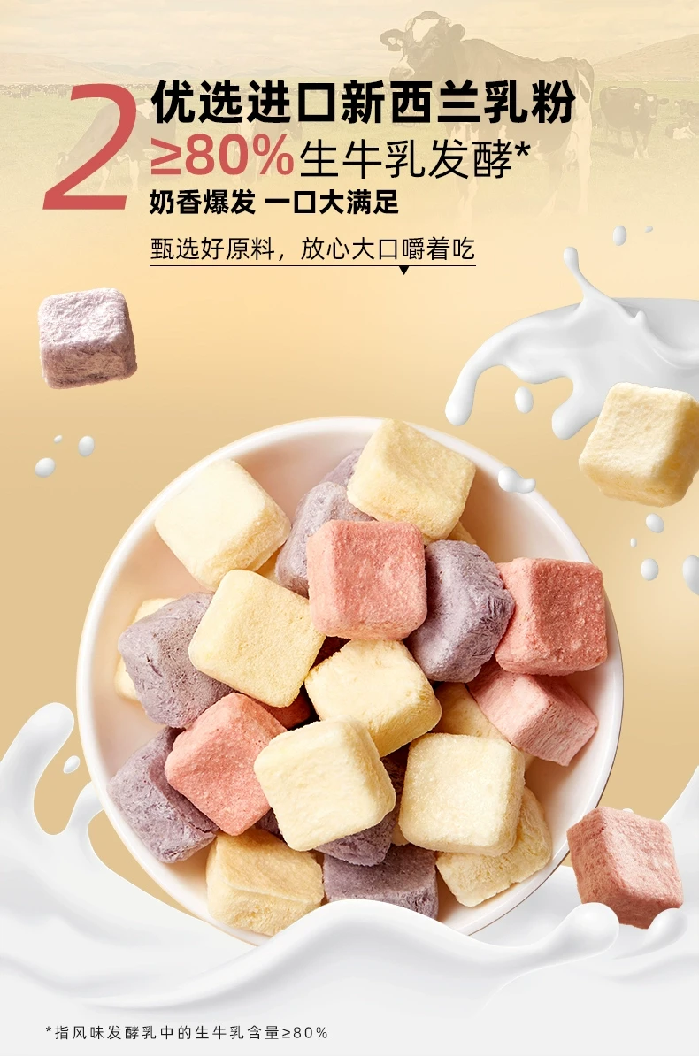 中國 好想你 那麼酥優格 凍乾優格塊 什錦口味新年滿足裝 122克 約120顆(藍莓 黃桃 芒果 草莓) 鎖住營養美味