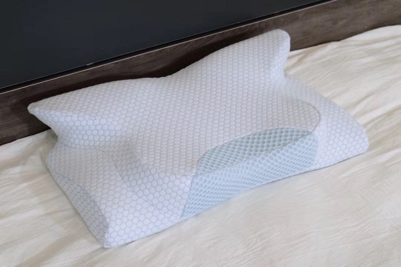 BECWARE 高級零感助眠枕 日式頸椎護理枕頭 白色 1件入