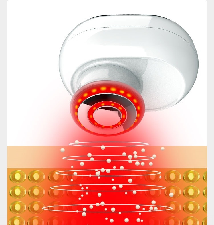 【全新升級二合一多功能】KΛKUSΛN mini童顏清潔儀射頻美容儀 白色 1件