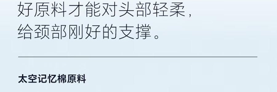 NOYOKE诺伊曼 记忆棉枕头 酒店升级款护颈减压 高枕10cm 【带双感枕套】 70*42*10cm