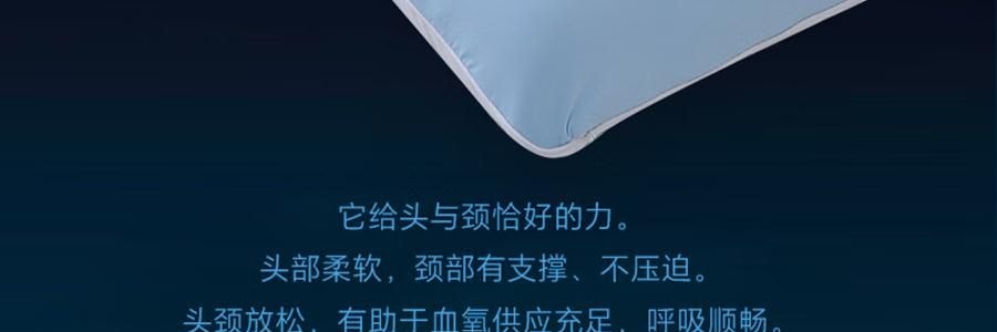NOYOKE诺伊曼 记忆棉枕头 酒店升级款护颈减压 高枕10cm 【带双感枕套】 70*42*10cm