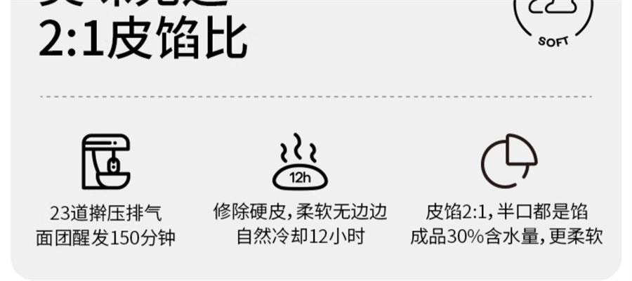 【中国直邮】 小白心里软 乳酸风味小口袋 面包早餐蛋糕小吃糕点营养休闲零食420g/箱