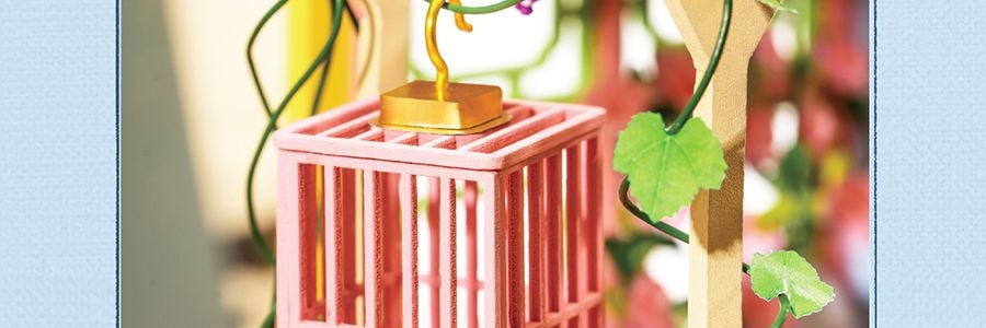 ROBOTIME若态 Nanci夏落闲庭小暑限定款 立体拼图模型摆件DIY小屋 含手办