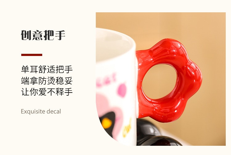 【中國直郵】FOXTAIL 喵星人萌趣陶瓷杯禮盒 送朋友閨蜜 伴手禮 -雙杯 1盒 *|預計到達時間3-4週
