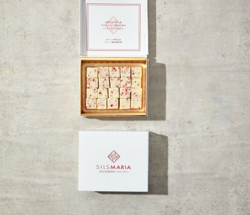 【日本直邮】日本SILSMARIA 生巧 发祥地  草莓巧克力苦味 2盒高端生巧 高级伴手礼