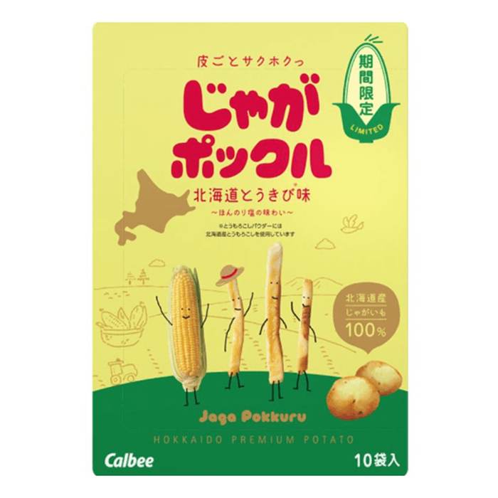 HOKKAIDO Premium Potato Jaga Pirika # Corn Flavor 1pc
