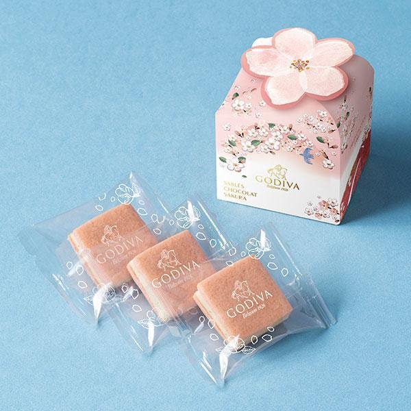 Japan Godiva Sakura Limited Chocolate Sandwich Cookies 3 pcs