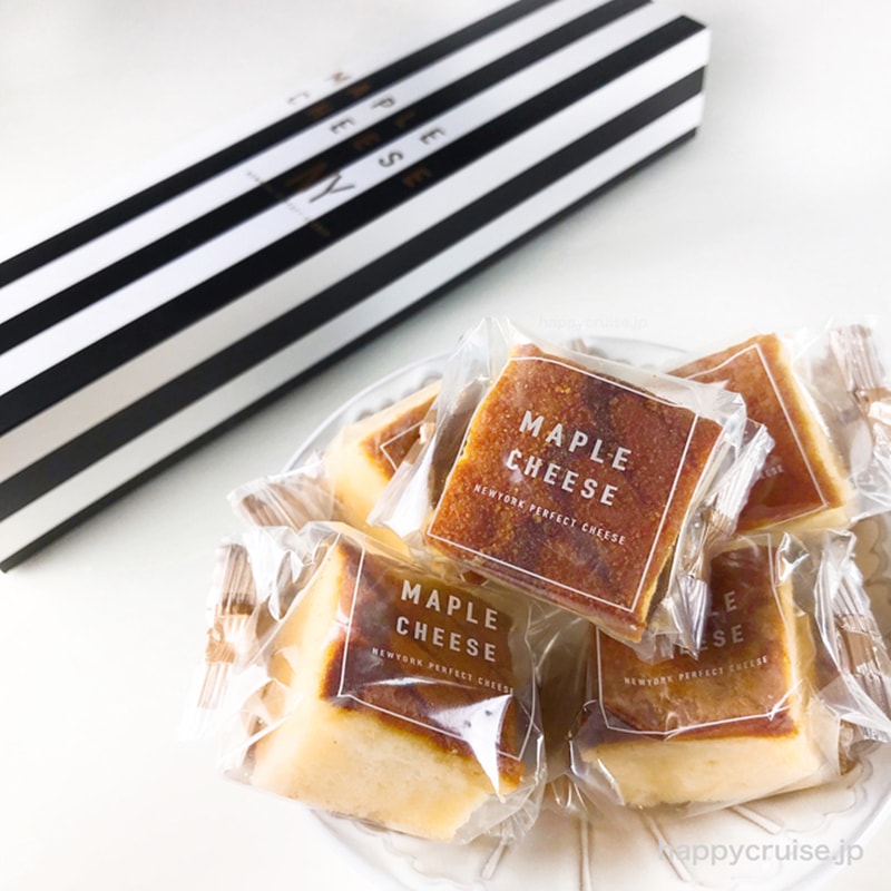 【日本直邮】日本网红零食 NEW YORK MAPLE CHEESE 枫糖夹心芝士虎皮蛋糕 5枚装