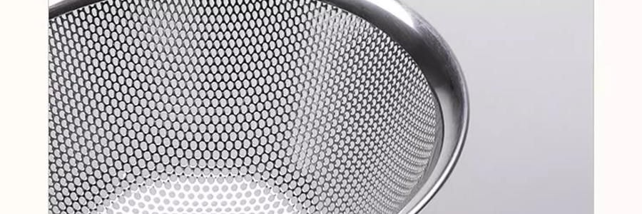 日本SORI YANAGI柳宗理 沥水篮洗菜盘过滤网漏 23cm 【高级不锈钢】