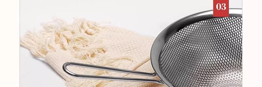 日本SORI YANAGI柳宗理 沥水篮洗菜盘过滤网漏 23cm 【高级不锈钢】