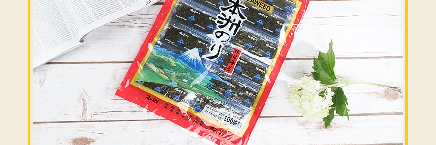 日本本洲 味付海苔 原味 90g