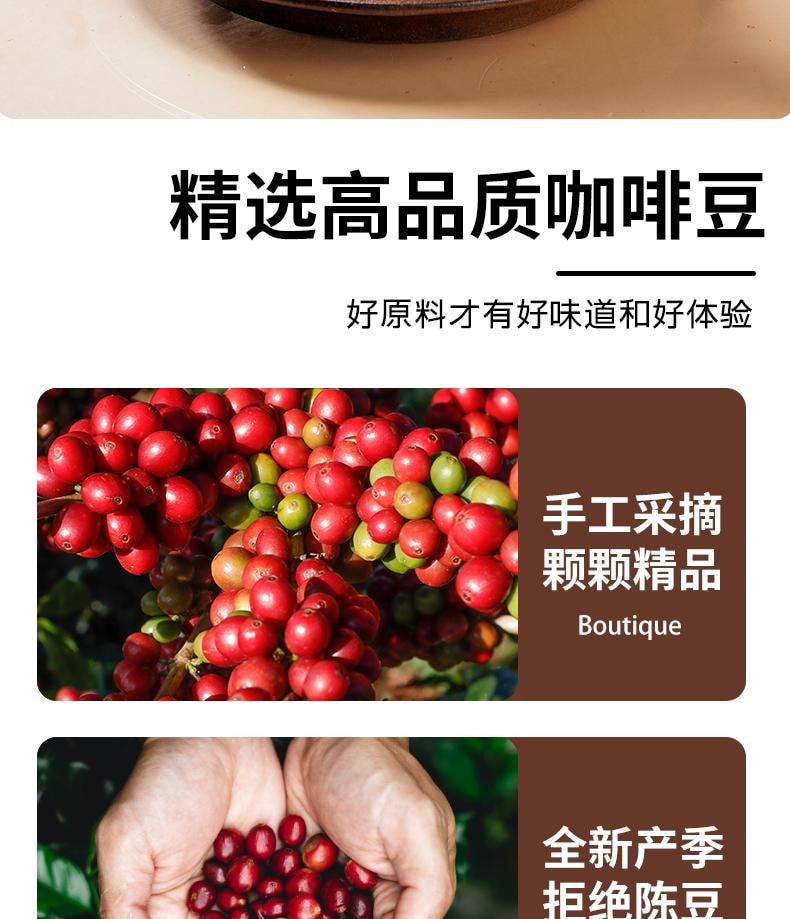 食之巅 【云南农科院出品云南小粒咖啡】蓝山黑咖啡 40g  0脂肪减脂燃脂健身纯粉提神醒脑美式黑咖啡【超值20袋3秒速溶】