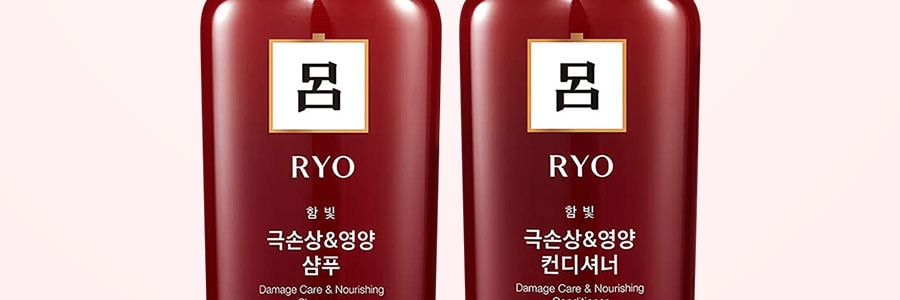 韓國RYO呂 紅色染燙修復專用 洗髮精 550ml【新版】