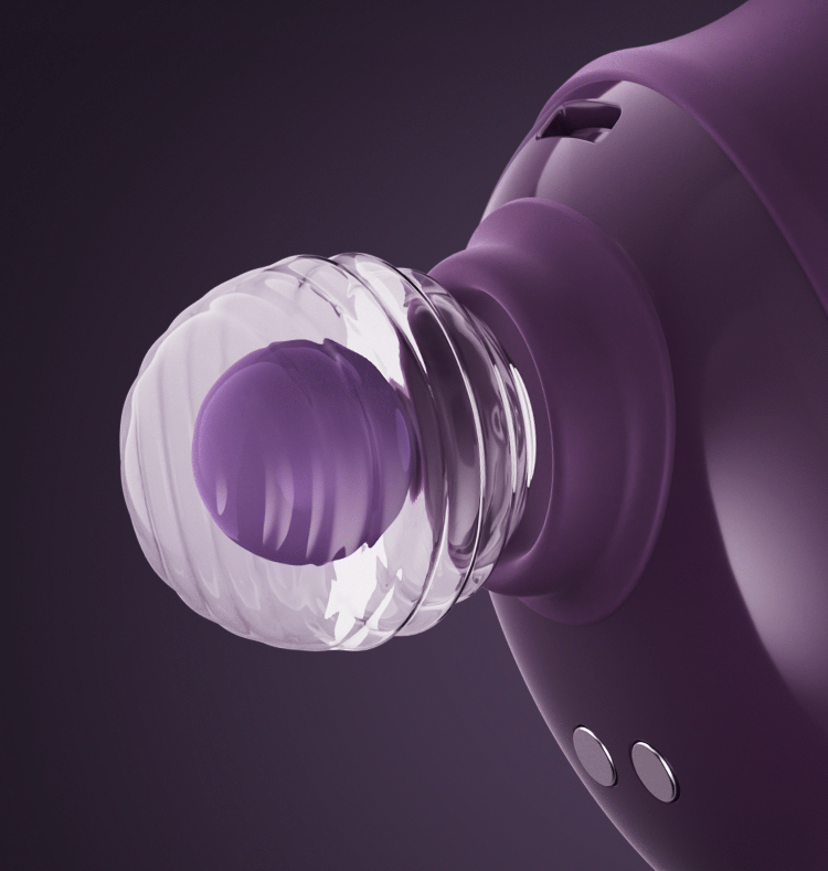 JISSBON 傑士邦 TechChil極樂天鵝砲機震動棒靜音 成人用品玩具 紫羅蘭色1盒