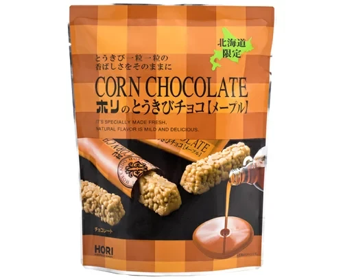 【日本直邮】  北海道HORI 玉米巧克力棒  焦糖巧克力味 10枚装 x2 袋   北海道特产